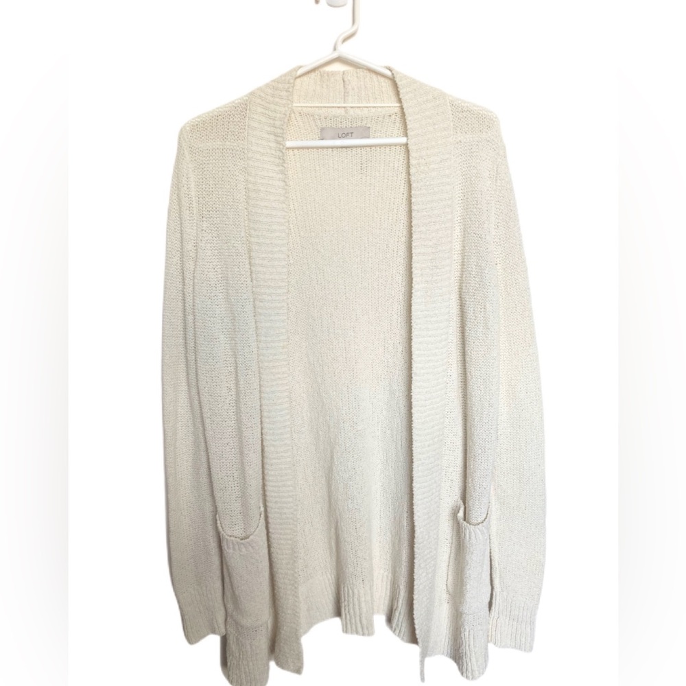 Loft Knitted Cardigan, Size XS, pockets, lightweight